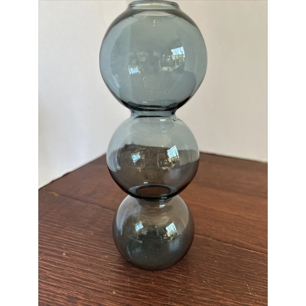 Geometric Glass Bubble Vase‎ for Modern Home Décor
